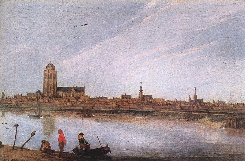 VELDE, Esaias van de Zicht op Zierikzee